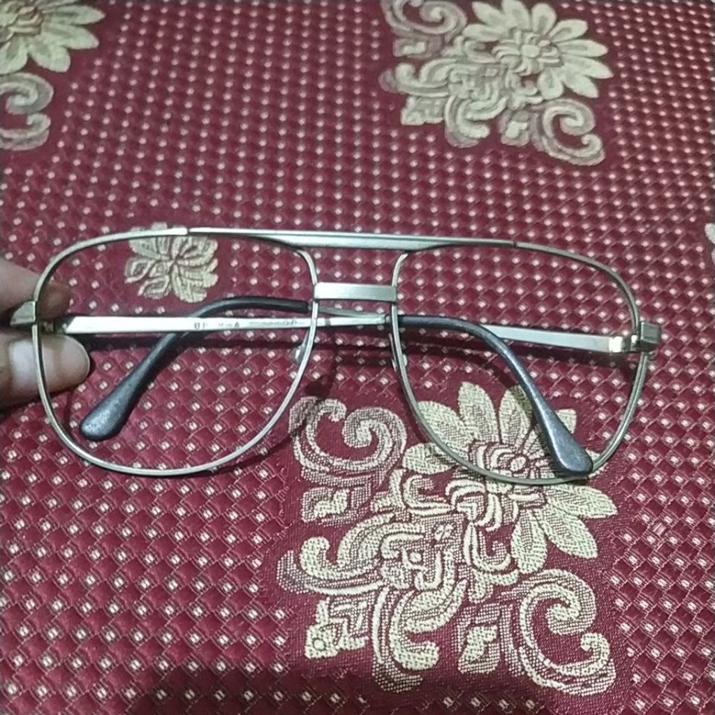 frame kacamata vintage jadul pria bahan
