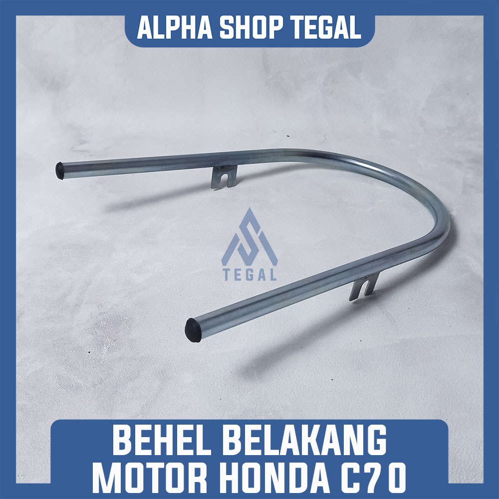 BEHEL BEGEL HONDA 800 PNP C70 BAHAN BESI CROME
