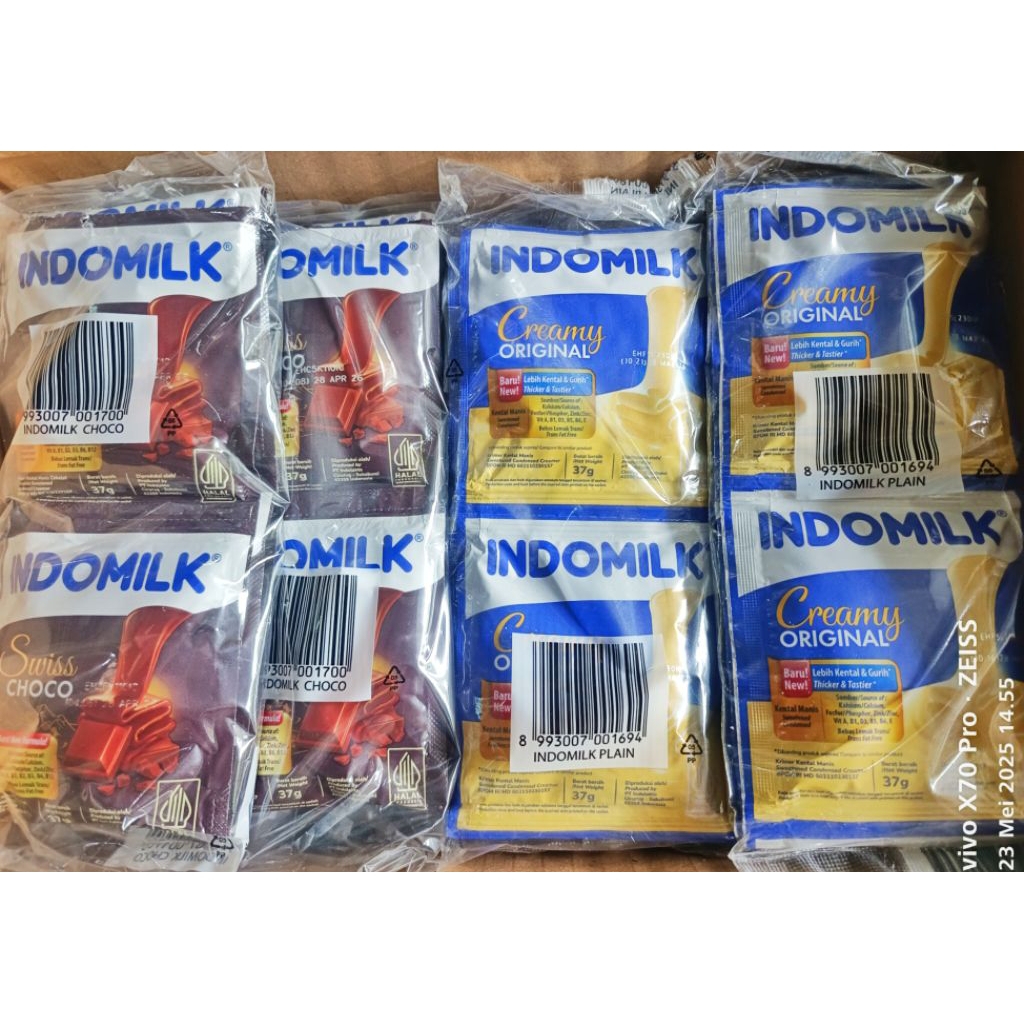

Indomilk Susu Kental Manis Saset Isi 6pcs Coklat Swiss Choco Creamy
