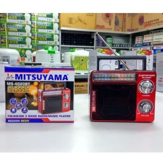 Radio Bluetooth Portable Mitsuyama XBass MS 4020 BT Classic