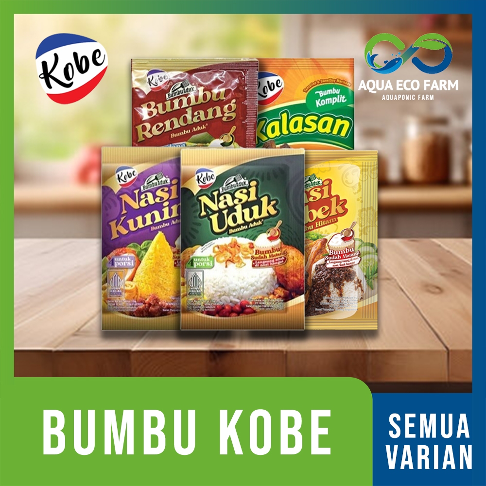 

[Aqua Eco Farm] Bumbu Kobe Nasi Uduk / Nasi Kuning / Bebek / Rendang / Ayam Kalasan Bumbu Aduk 15 Gram Bandung