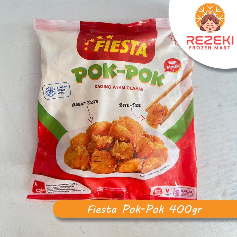 

Fiesta Chicken Pok Pok 400 Gr | Daging Ayam Olahan | Frozen Food Murah