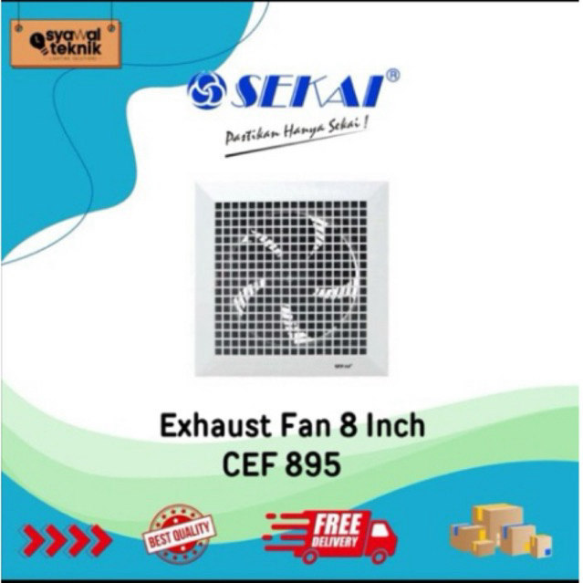 SEKAI exhaust fan sekai CEF895 - Kipas Angin dapur ceiling sekai cef895