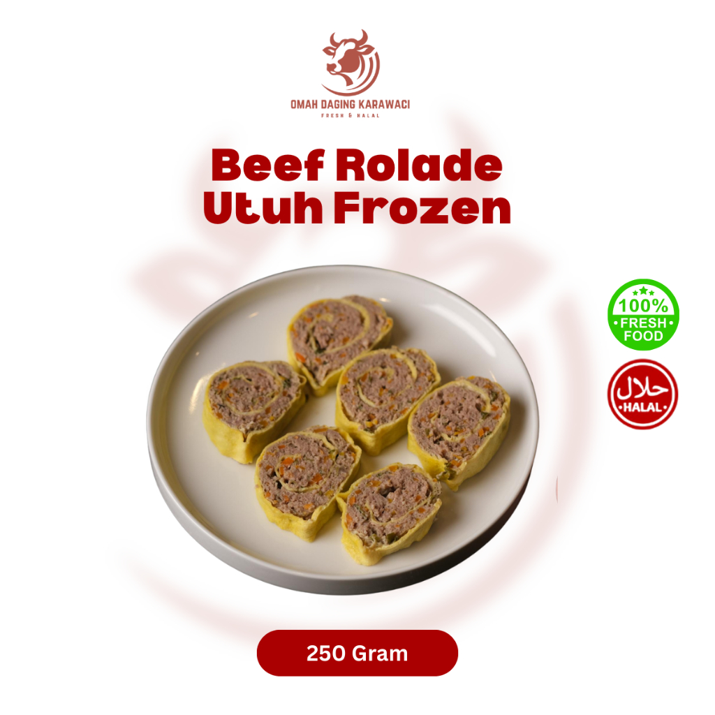 

Beef Rolade / Rolade Sapi Potong Frozen Isi 9Pcs Tangerang