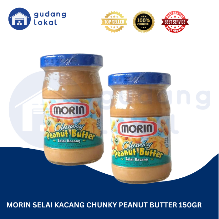 

Morin Selai Kacang Chunky Peanut Butter 150gr