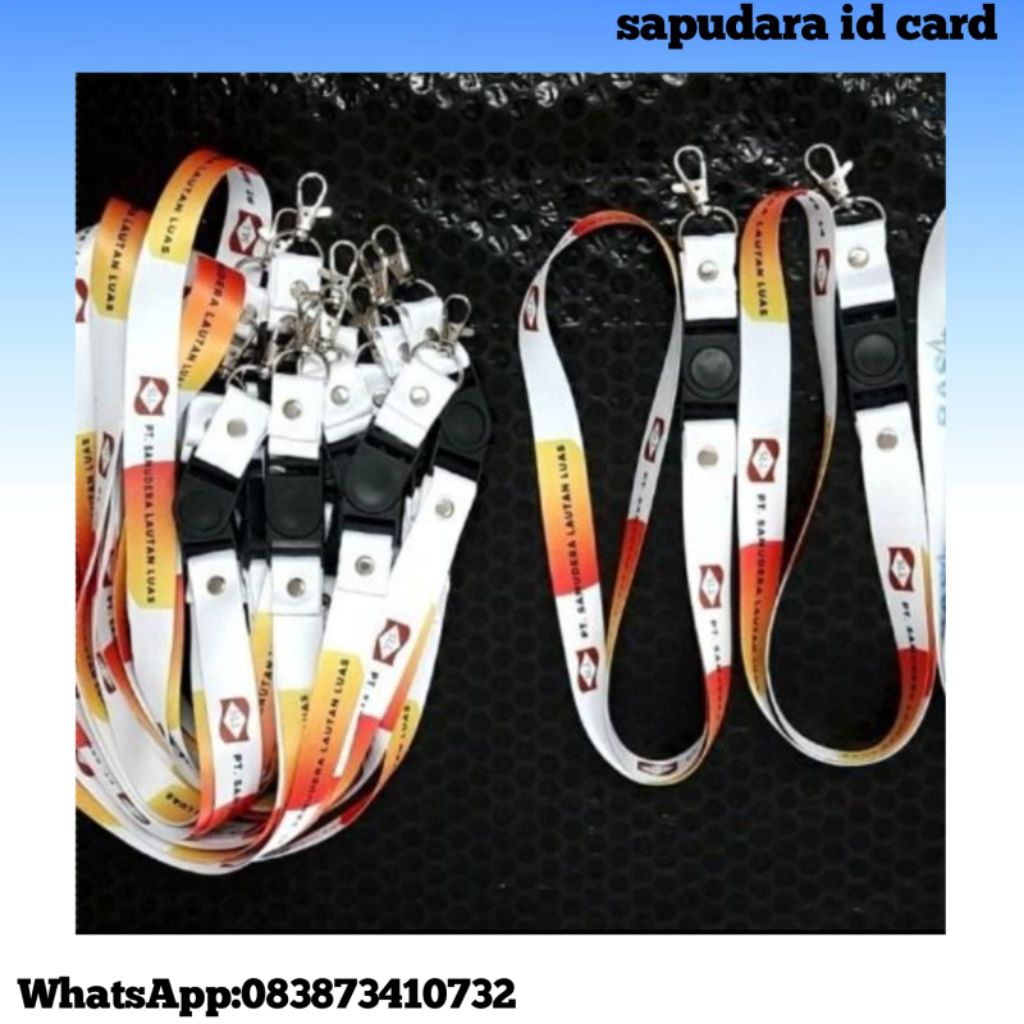 

tali lanyard printing 2 cm cetak lanyard printing desain costum