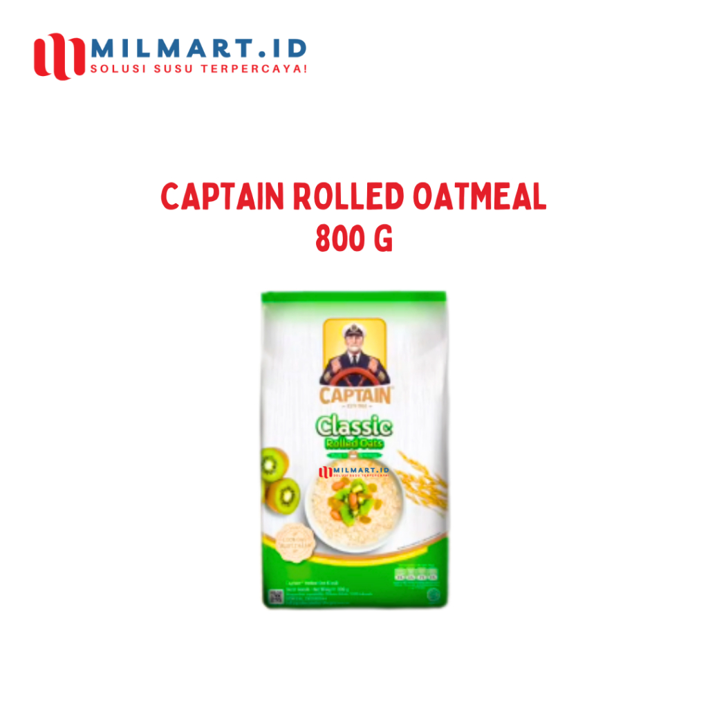 

CAPTAIN ROLLED OAT OATMEAL TINGGI SERAT & PROTEIN POUCH REFILL