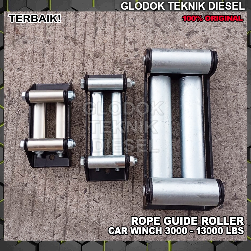 MOXER ROPE GUIDE ROLLER WINCH 13000 , 8000 , 6000 & 3000 LBS WINCH ROLLER FAIRLEAD ORIGINAL TERBAIK 