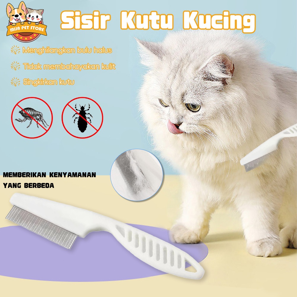 Sisir Grooming Kucing Kucing Sisir Kutu Sisir Kucing Anjing