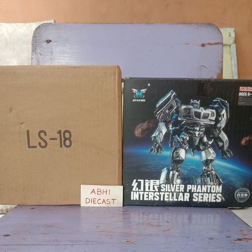 Aoyi mech bmb ls-18 silver phantom autobot jazz action figure transformers bmb ls18 jazz transformer