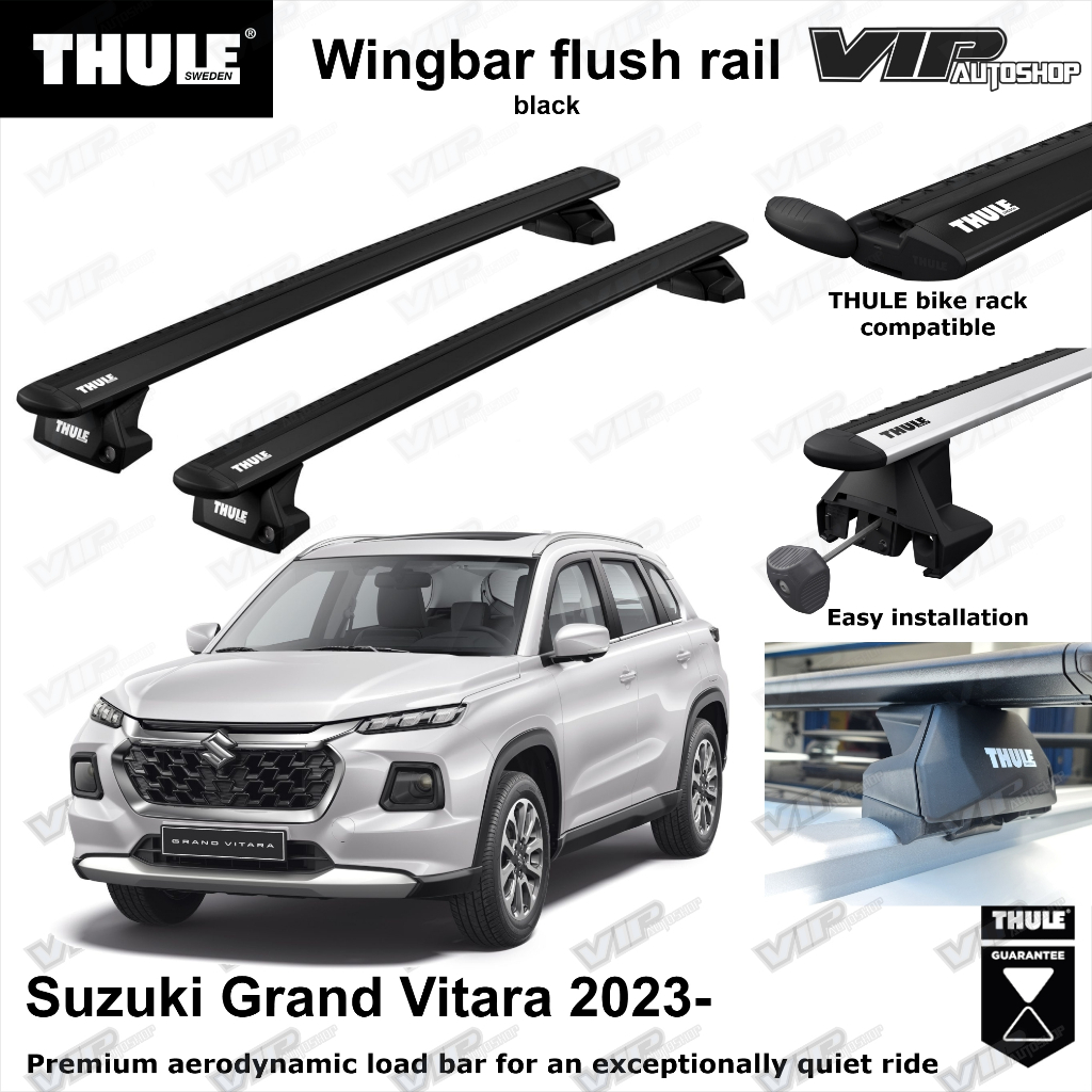 Thule Crossbar SUZUKI Grand Vitara 2023- YK/YM Wingbar silver/black original Sweden