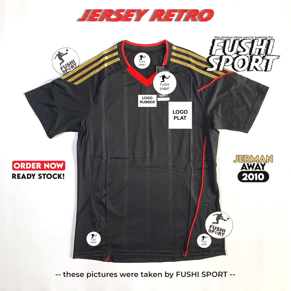 RETRO | Jersey Baju Bola Jerman Away World Cup Piala Dunia 2010