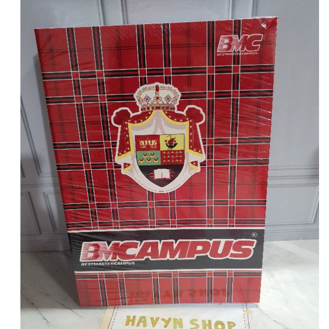 

Mi (10Pc) Buku Tulis Kampus Merek BMC Isi 50 Lembar PANJANG BESAR