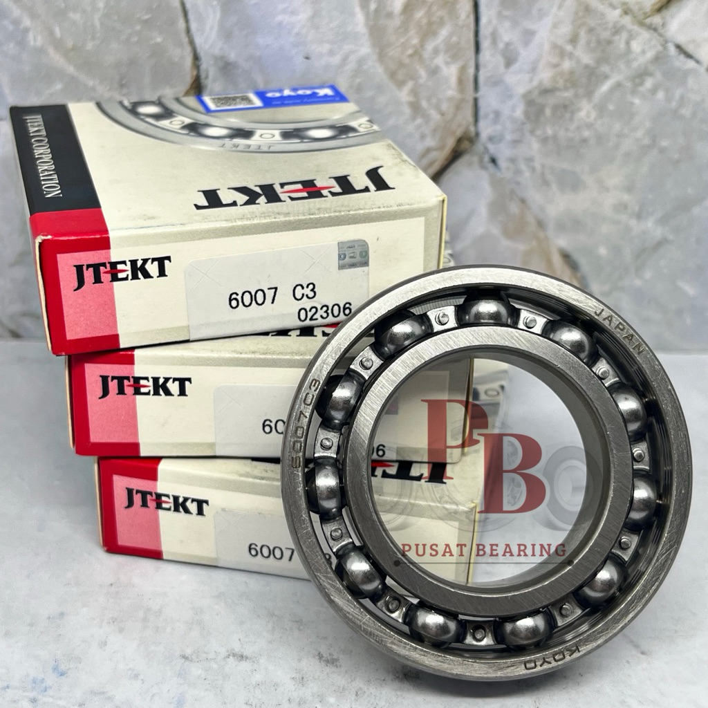 BEARING 6007 C3 KOYO 6007 KOYO 6007C3 KOYO TANPA TUTUP UK35X62X14MM