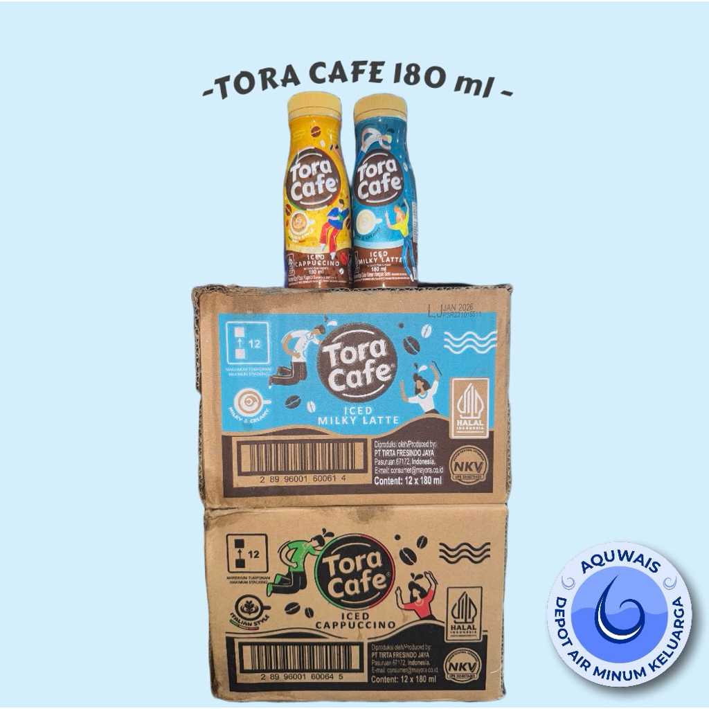 

TORA CAFE MILKY LATTE & CAPPUCINO 180 ml PERDOS MAKASSAR