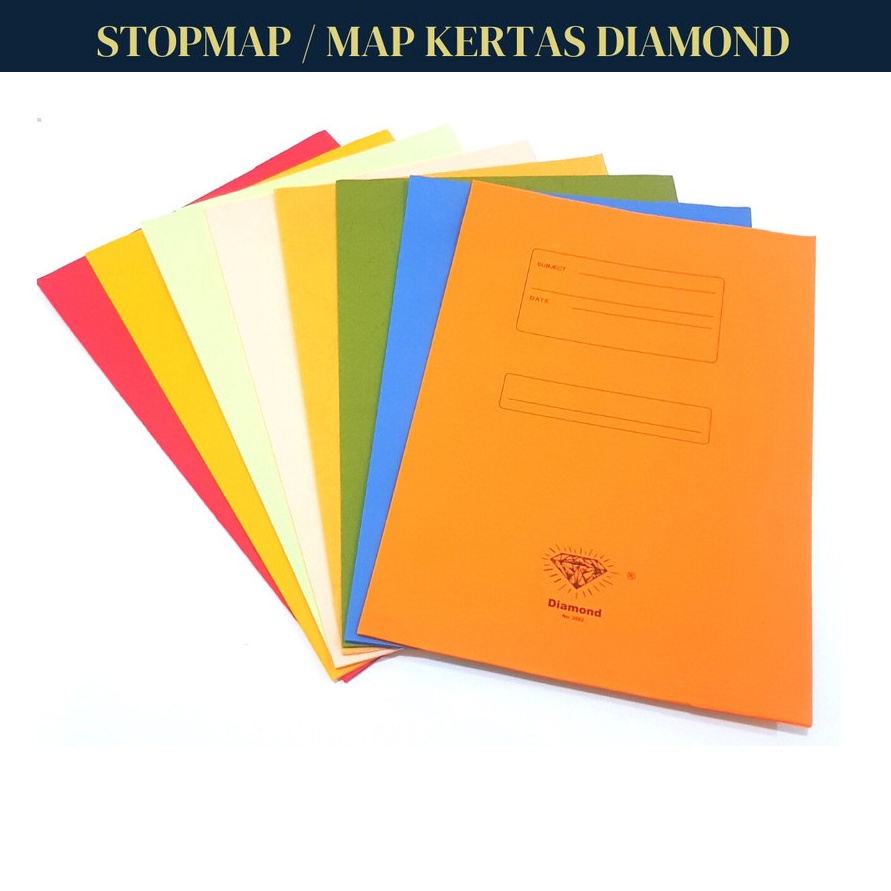 

Stopmap Map Kertas Tebal Folio Merk Diamond Harga Per 1bh KODE S4I7