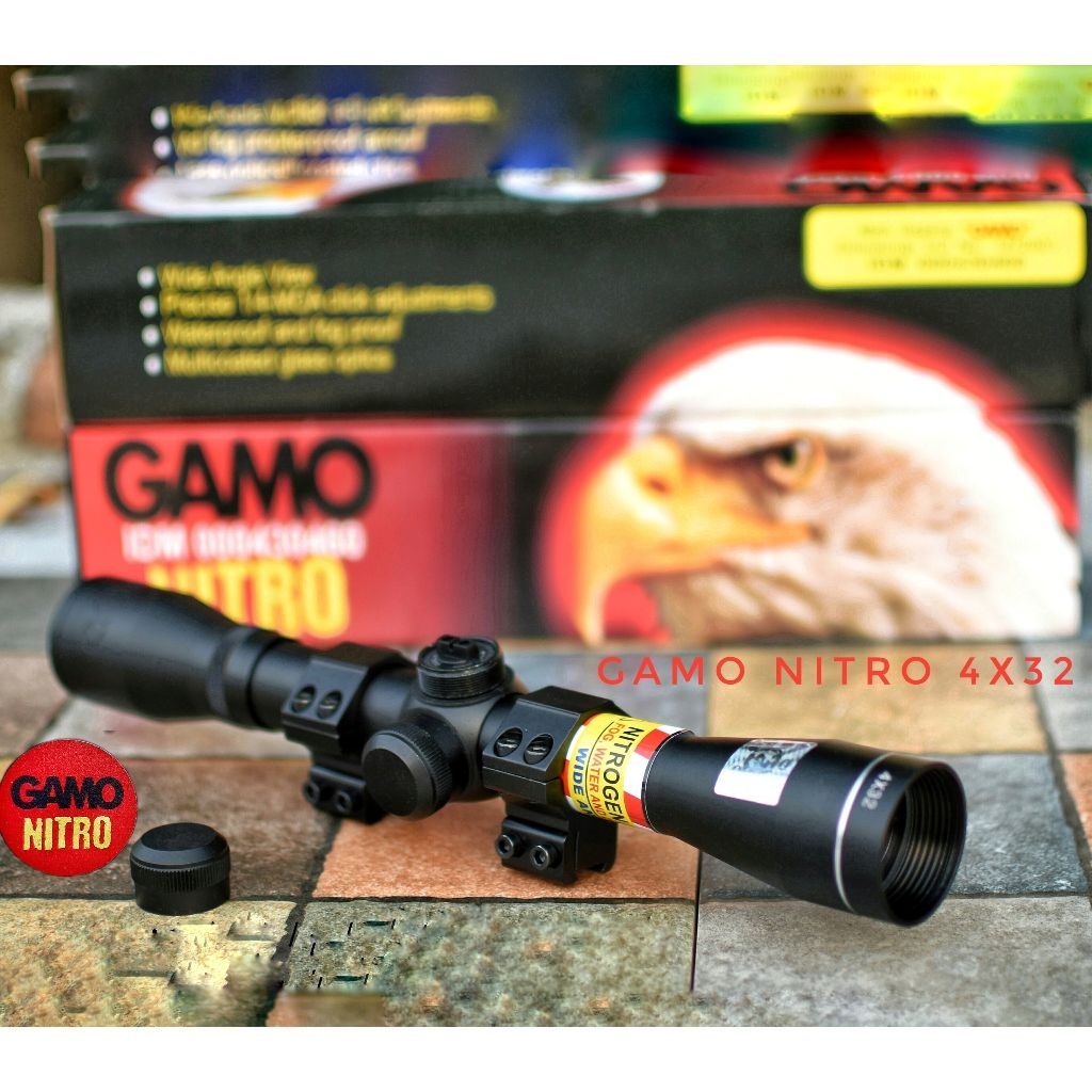 Teleskop Gamo Nitro 4x32 tahan getar