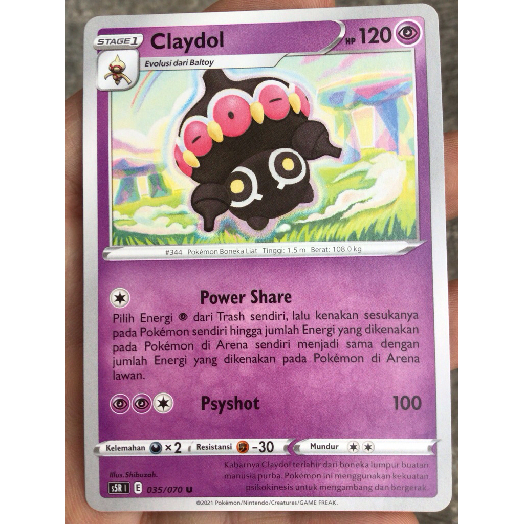 CLAYDOL KARTU POKEMON PROMO