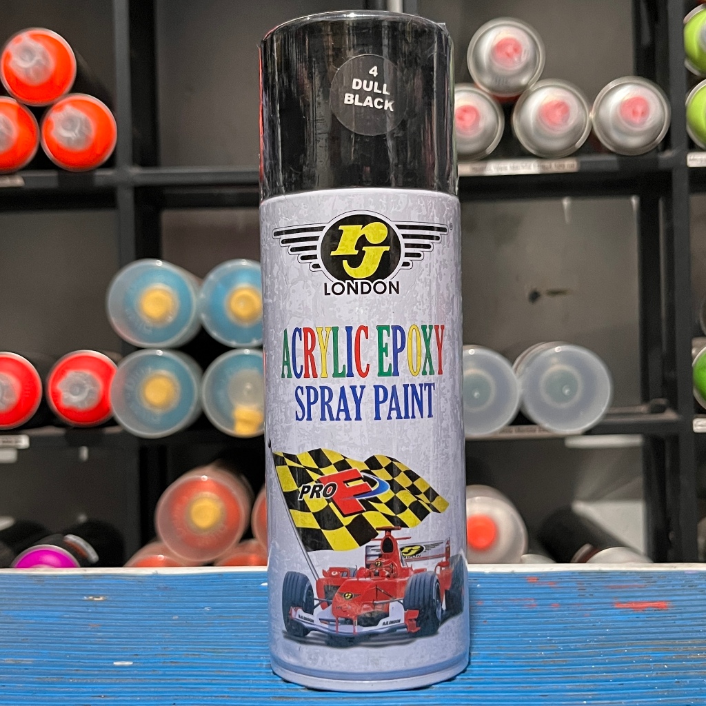 

Dull Black - RJ London 400 ml - Spray Paint