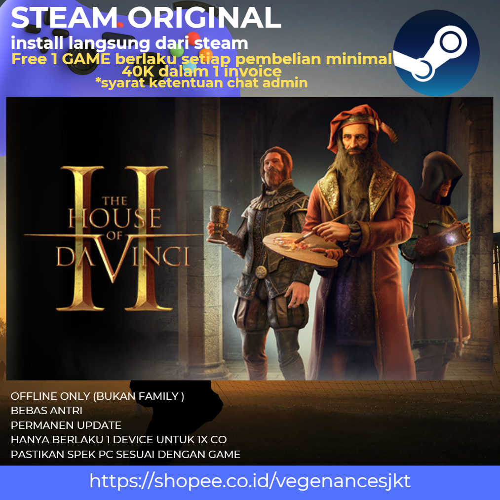 The House of Da Vinci 2 mac PC Game Original + Latest Update