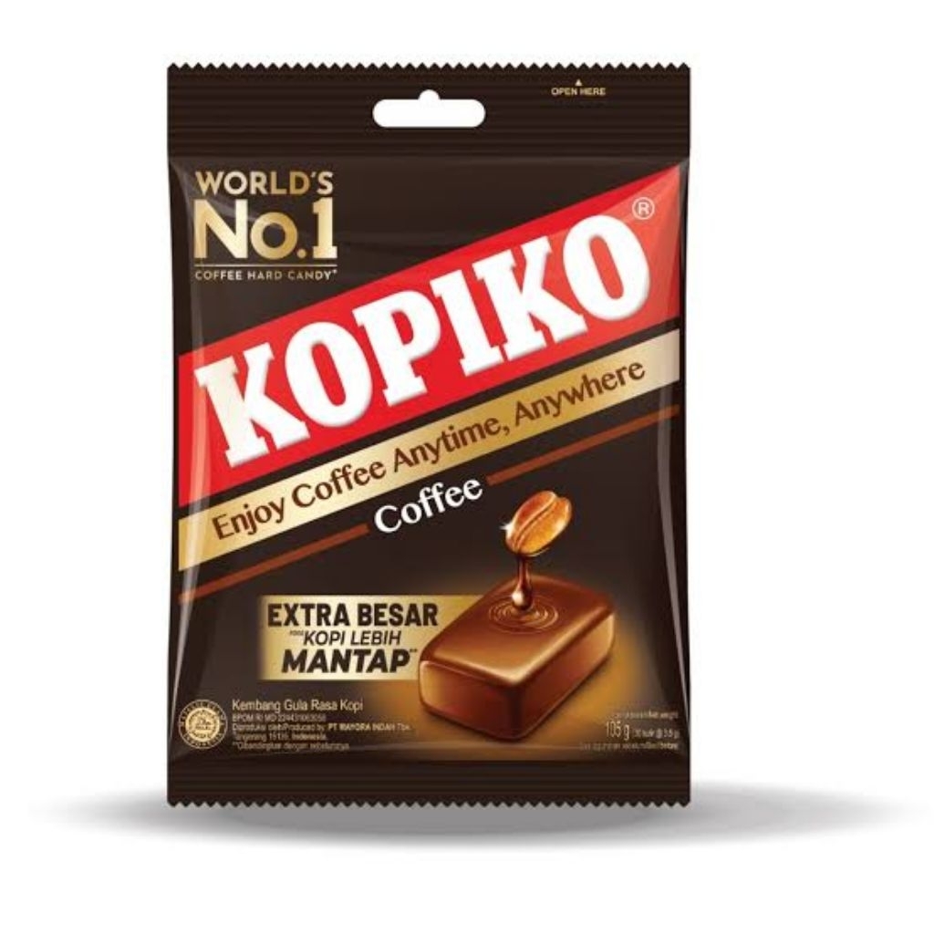 

PERMEN KOPIKO COFFEE CANDY 175 GRAM ISI 50 BUTIR EXTRA 10 PCS SUSU MAKANAN RINGAN CEMILAN ANAK GROSIR MURAH MAYORA DOMIKA MART