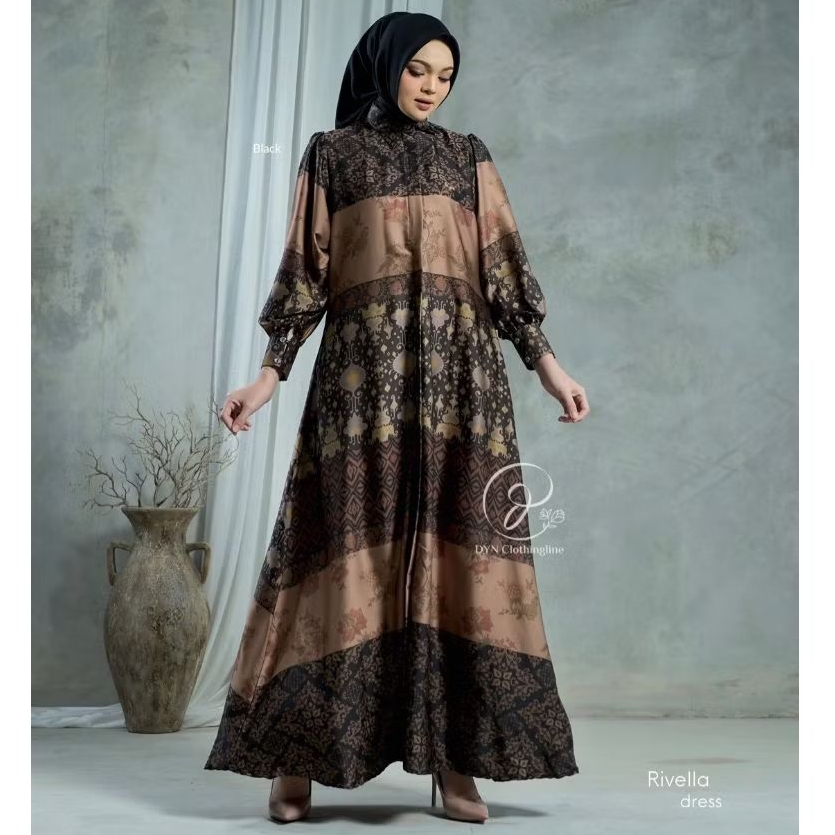 DYN - Rivella Dress Gamis Silk DYN CLOTHINGLINE