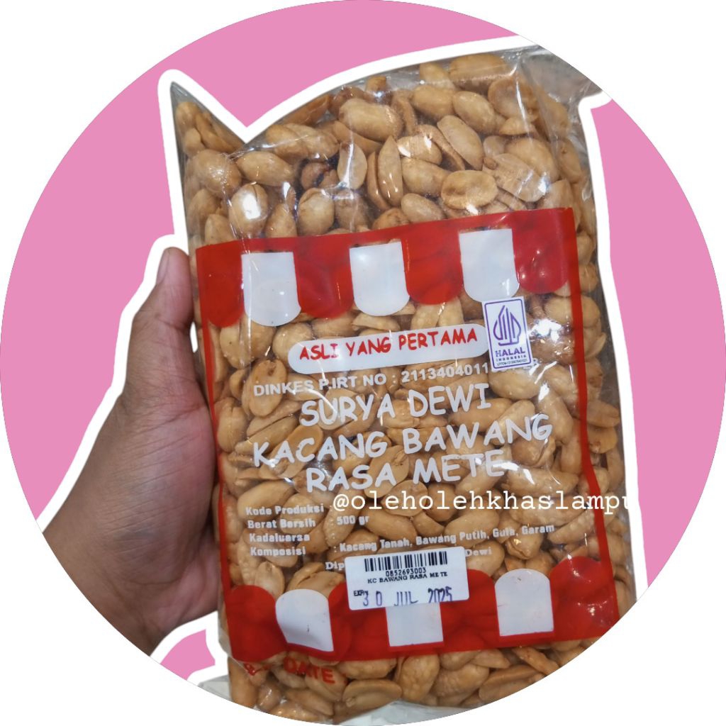 

KACANG BAWANG RASA METE SURYA DEWI 500GRAM