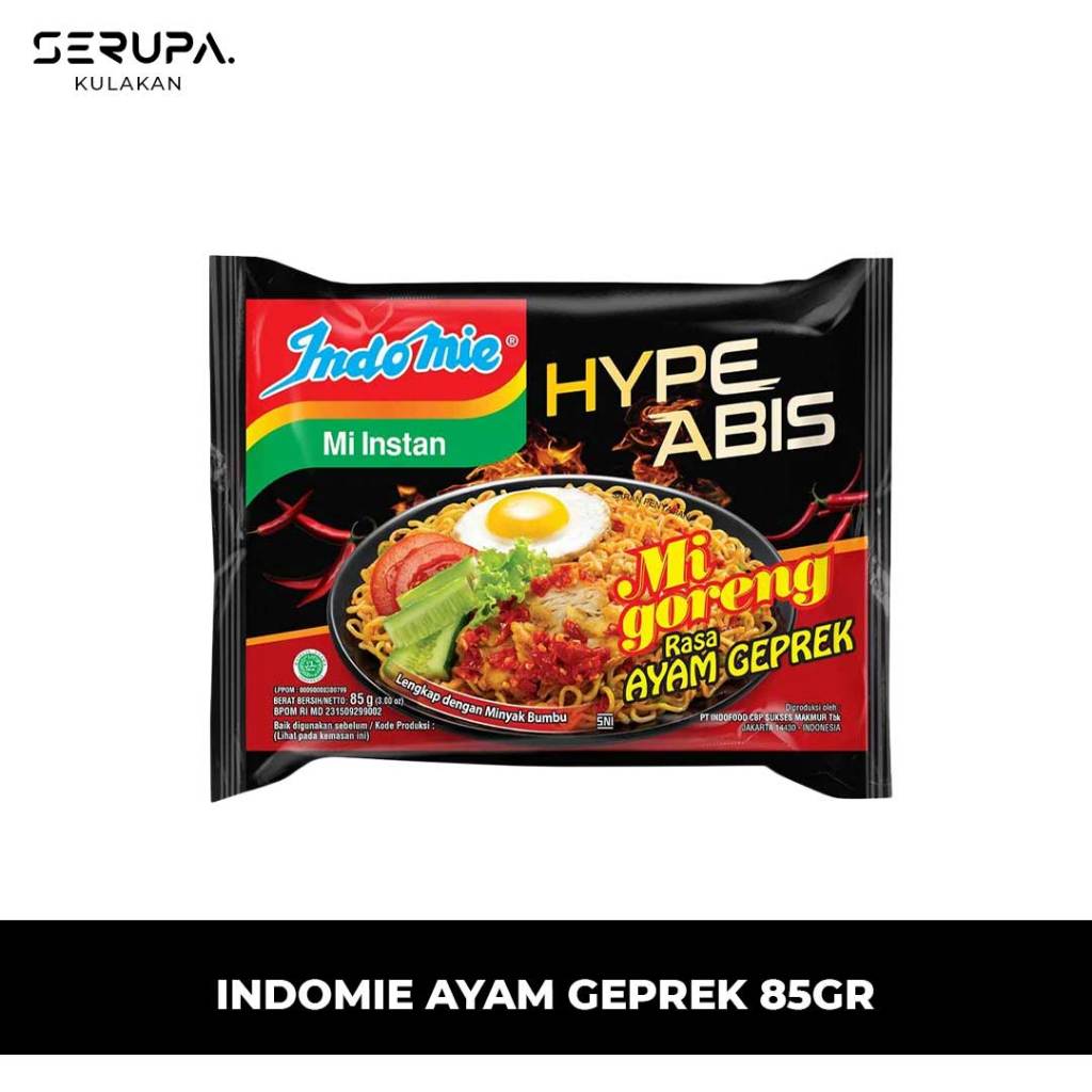

Indomie Hype Abis Ayam Geprek | Pedas Nendang, Gurih Nagih