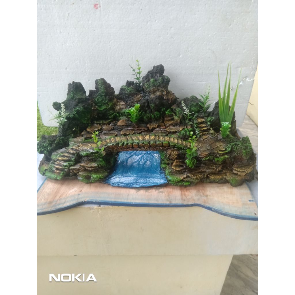 air terjun kolam dekorasi kolam