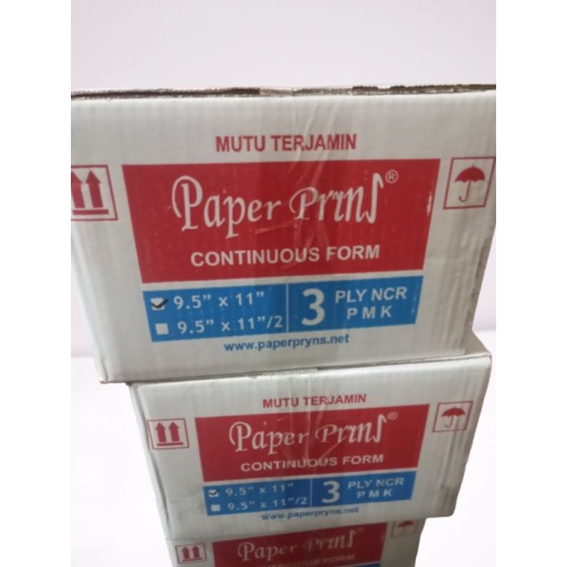 

kertas continuous form 9.5 x 11 3 Ply full 1 dus