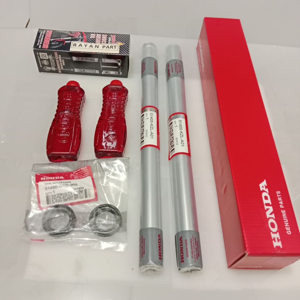 Shock depan + Seal + Oli Honda Vario 110 fi Vario 125 fi Vario 150 Led Sepasang ori