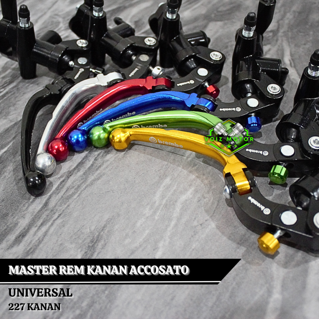Handle Master Rem Kanan Accosato BREMBO Cnc Handle Kanan Import Plus Tabung Big Smoke RYBEN Transpar