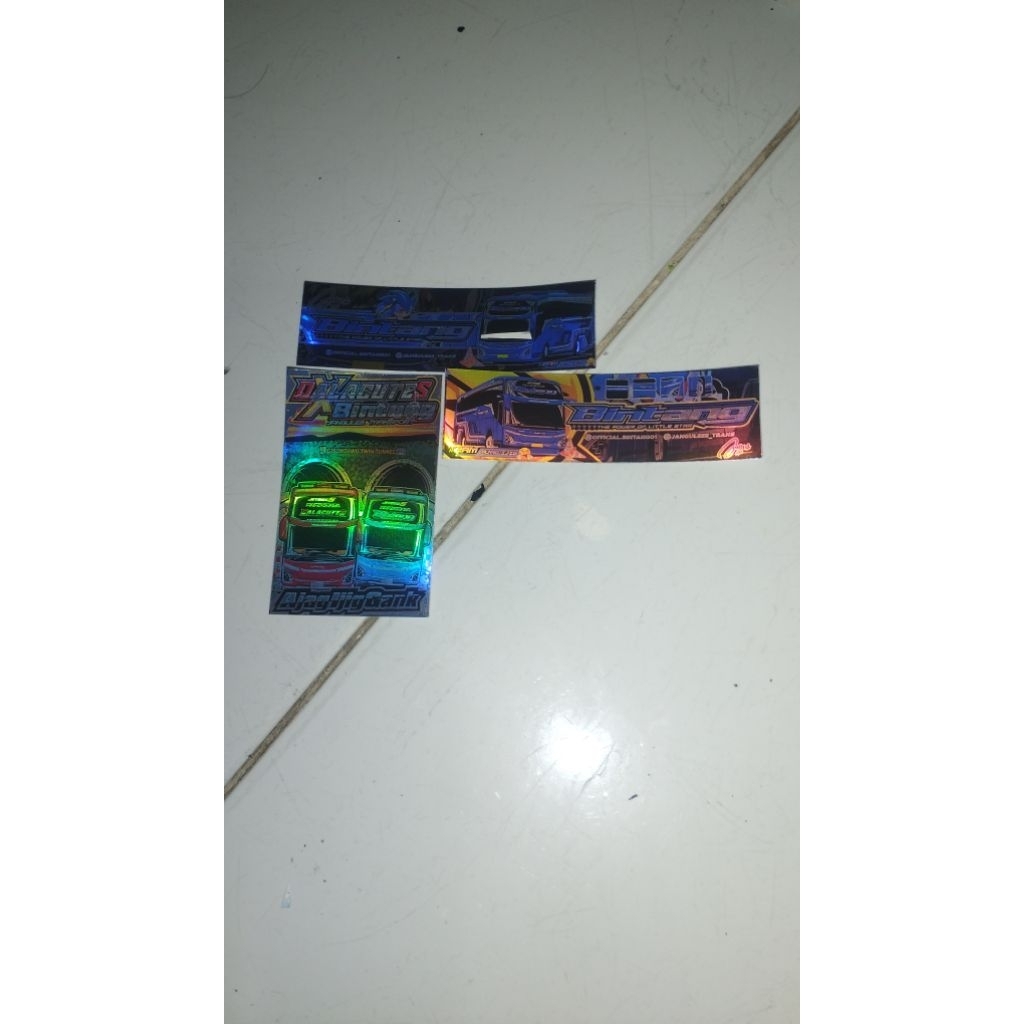 

STIKER basuri bus bintang ASLI DARI unit v2