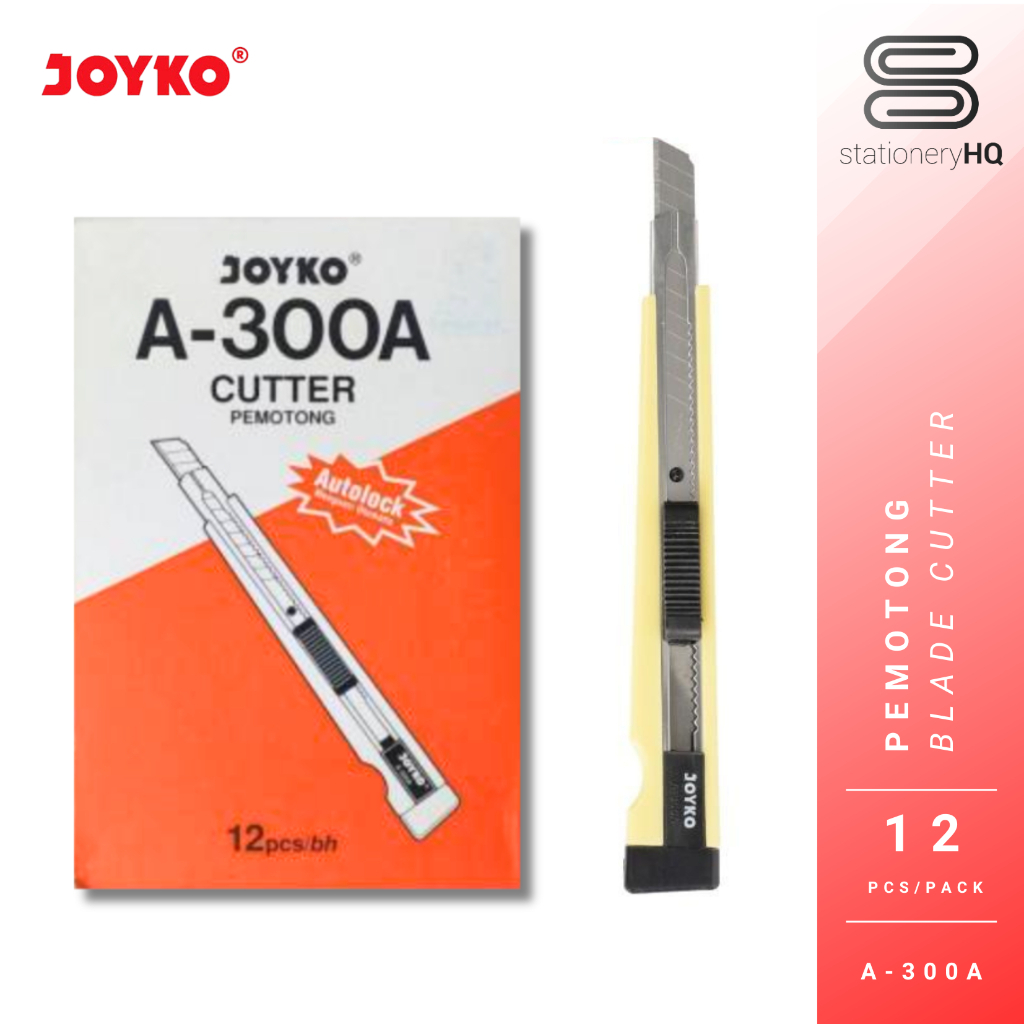 

(12 Pcs) Cutter Pisau Kecil Joyko A-300A