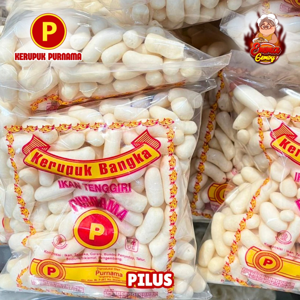 

Kerupuk Pilus Ikan Tenggiri Purnama Snack Pilus Jajanan Emma Gemoy