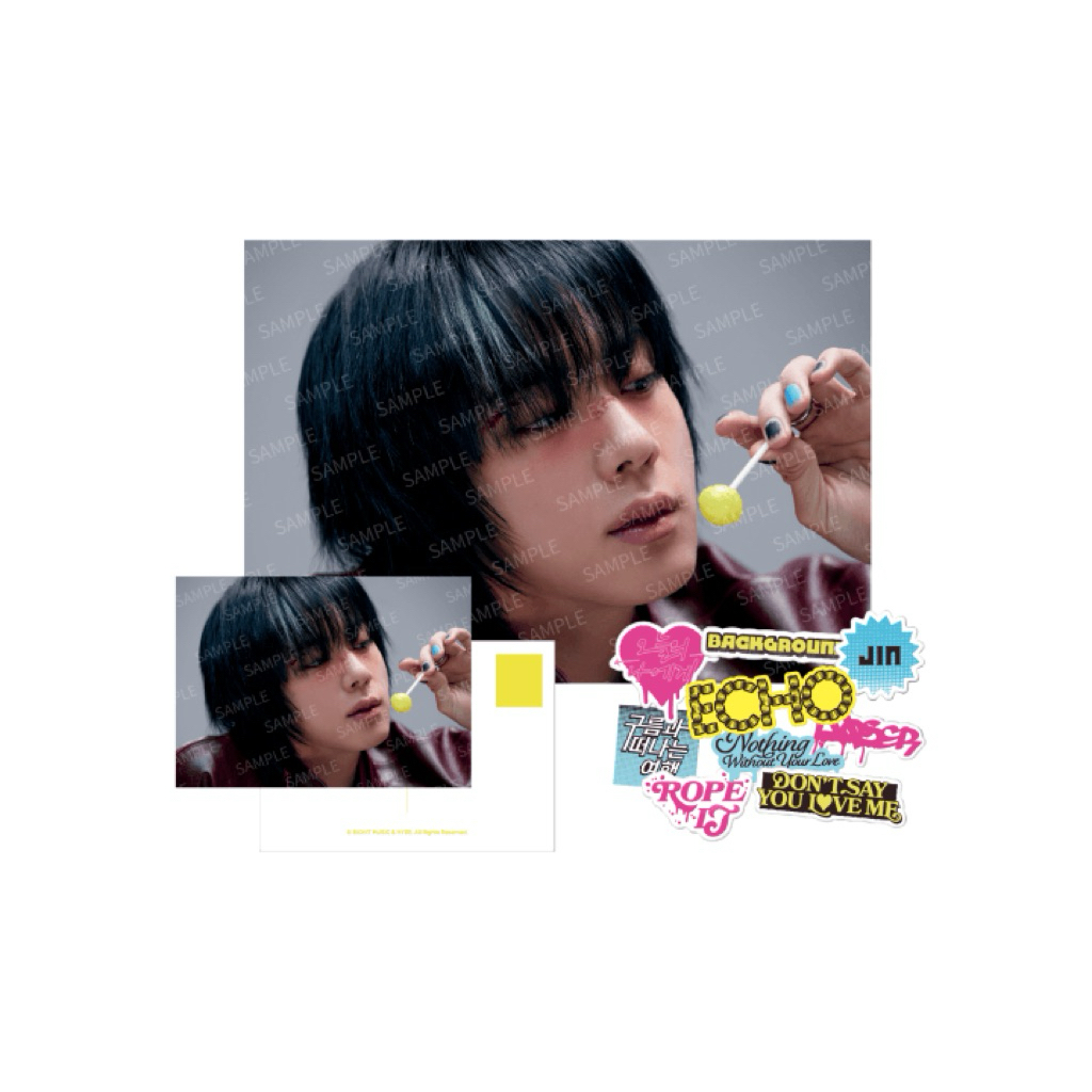 (EARLY PO KOREA) MINI POSTER & STICKER SET - OFFICIAL MERCHANDISE