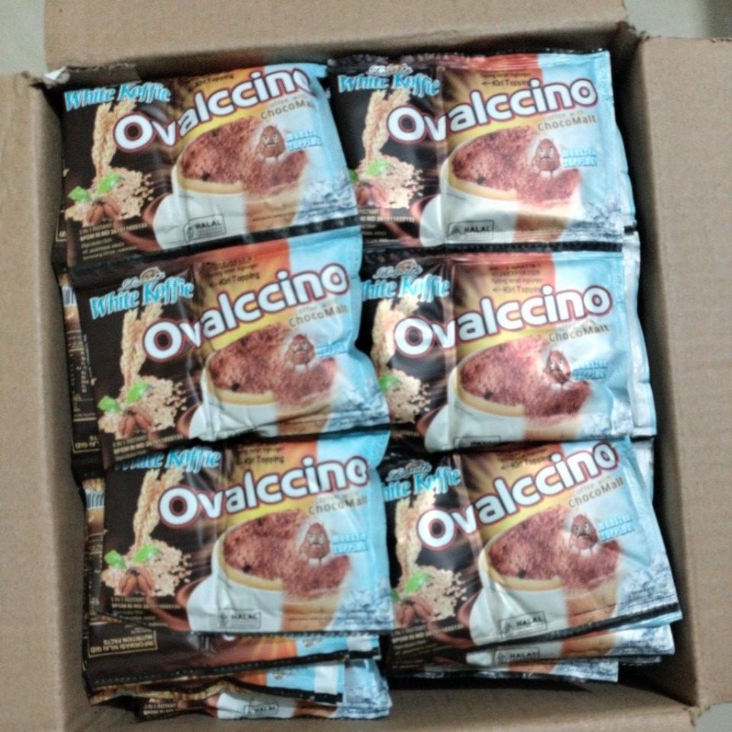 

luwak ovalccino 15x25gr exp 2026 1renceng isi (15PCS)