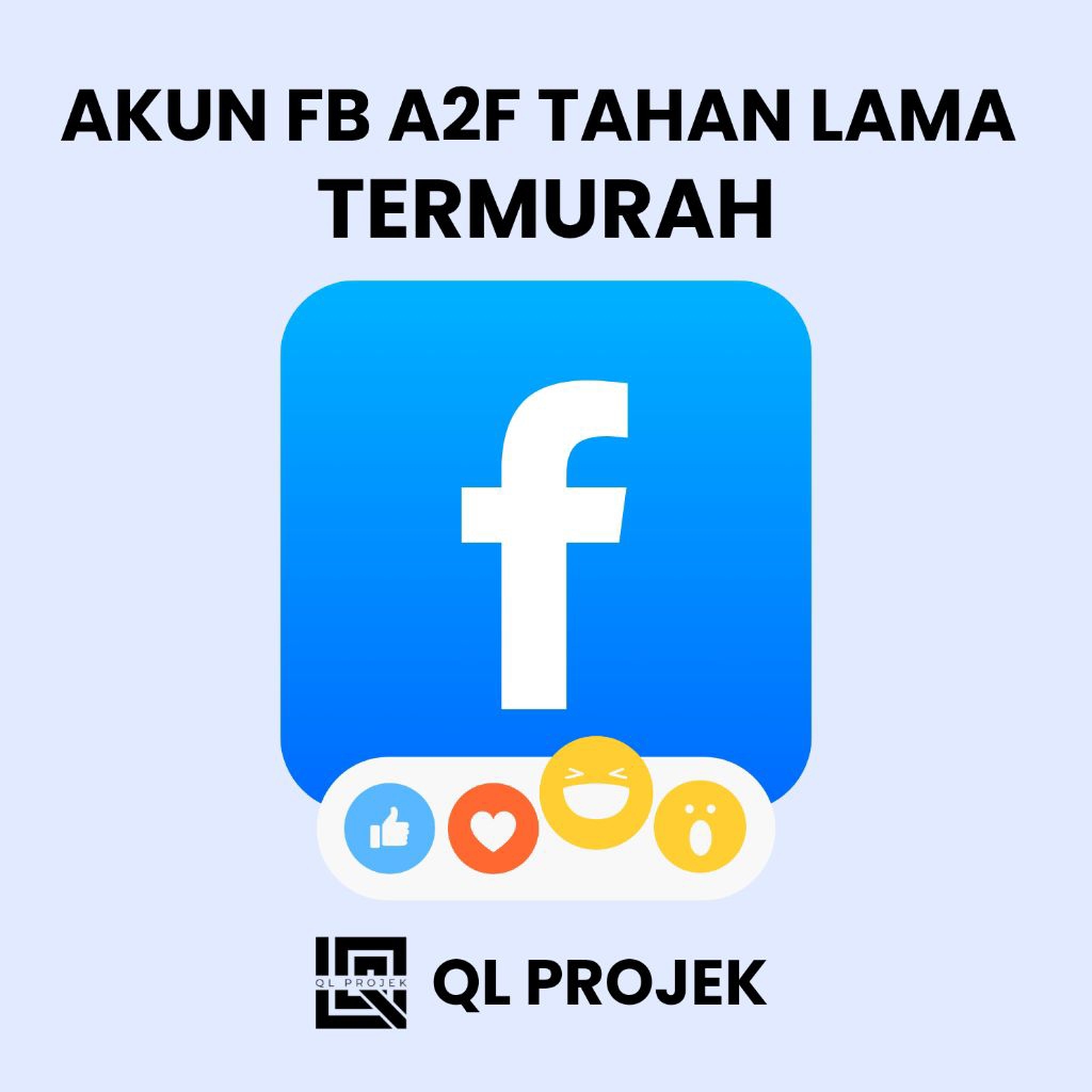 Akun Facebook A2F on Bergaransi