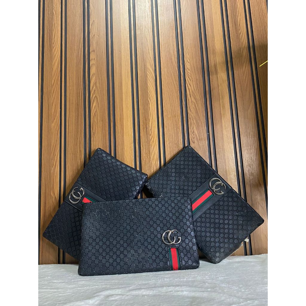 MSSTORE - Clutch import Pria Gucci Hitam