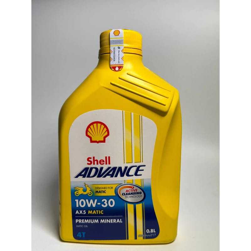 Oli Shell Advance Scooter Matic AY5 10W-30 800ML Oli Mesin Motor Matic Shell Ax5 Scooter Oli Matic S