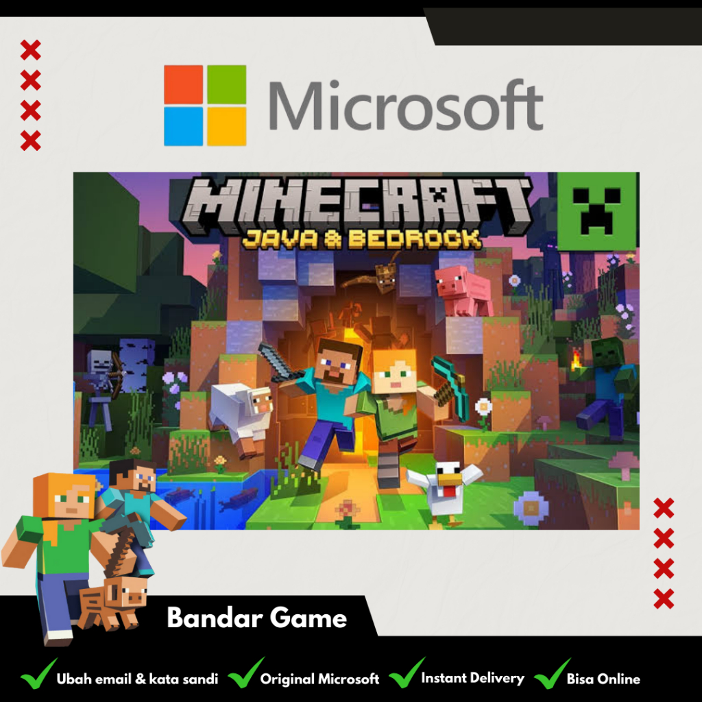 Minecraft Java & Bedrock Edition Original Microsoft Store