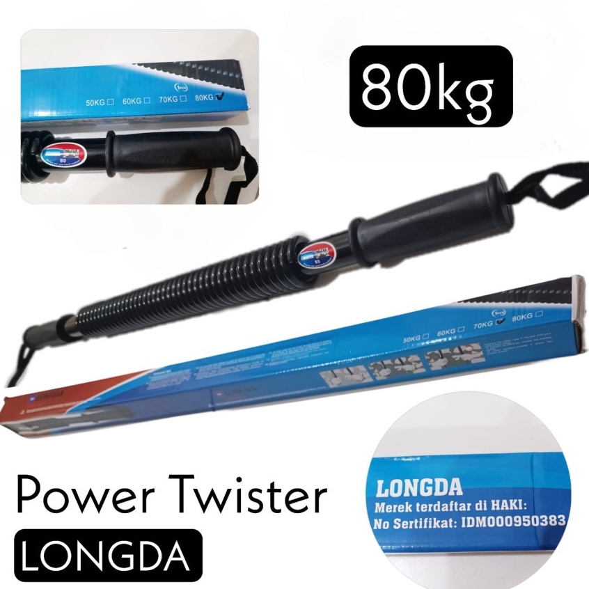 POWER TWISTER 7KG 8KG ALAT OLAHRAGA GYM MEREK LONGDA ALAT FITNESS KODE A8G4