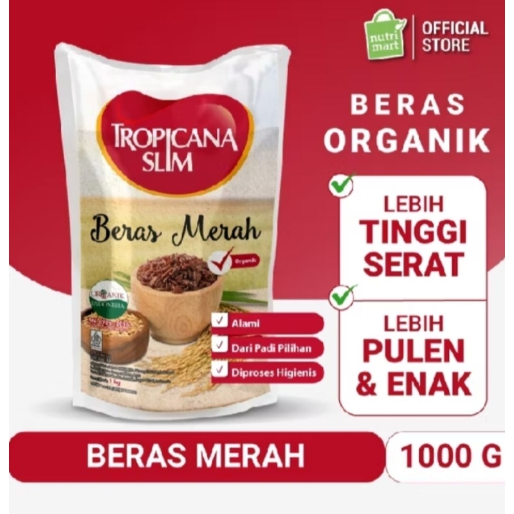 

Tropicana slim beras merah 1kg // beras merah tropicana slim