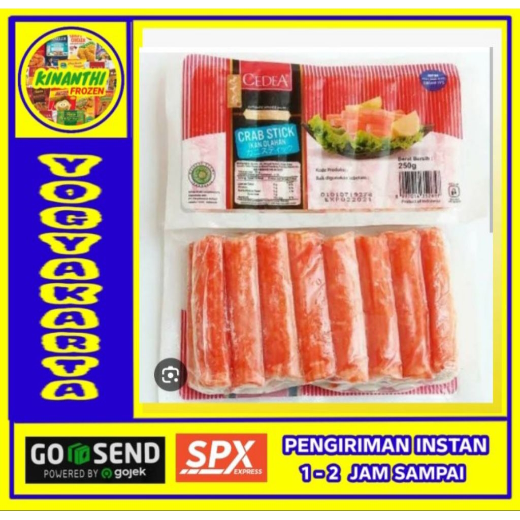 

cedea crab stik 250 gr frozen jogja
