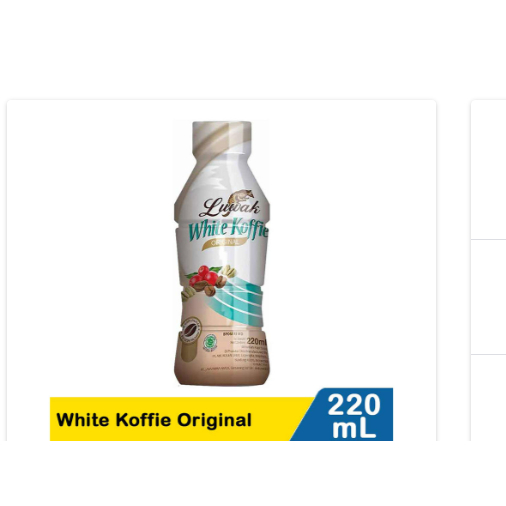 

luwak white koffie original 220ml