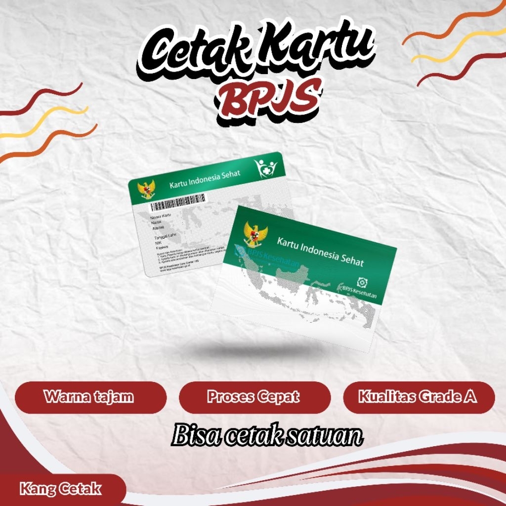 Cetak Kartu BPJS/Kartu BPJS Kesehatan/Kartu BPJS Satuan