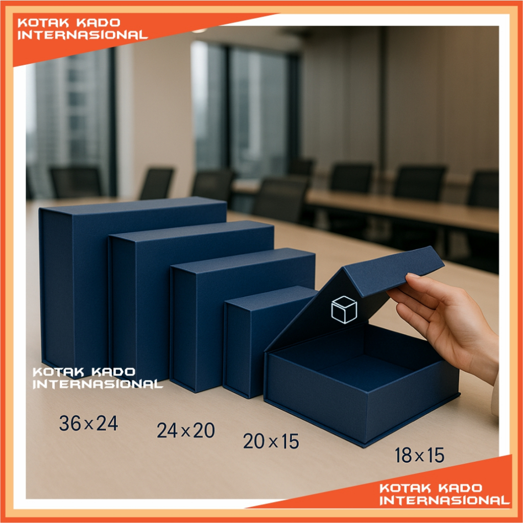 

Box Customs KADO hampers souvenir model magnet PREMIUM packaging hadiah Masukkan Keranjang ada ukuran