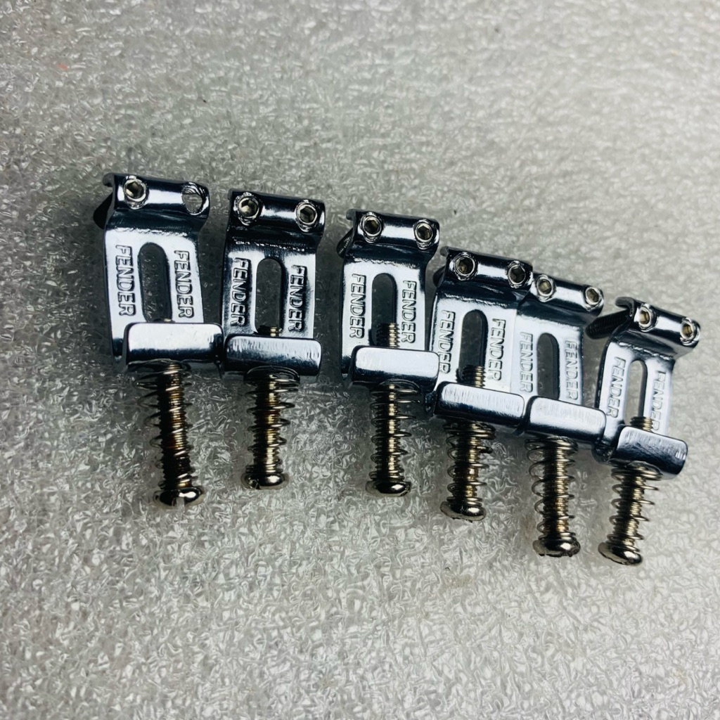 sadle bridge/tremolo fender original.sadle bridge tremolo semi up down gitar elektrik