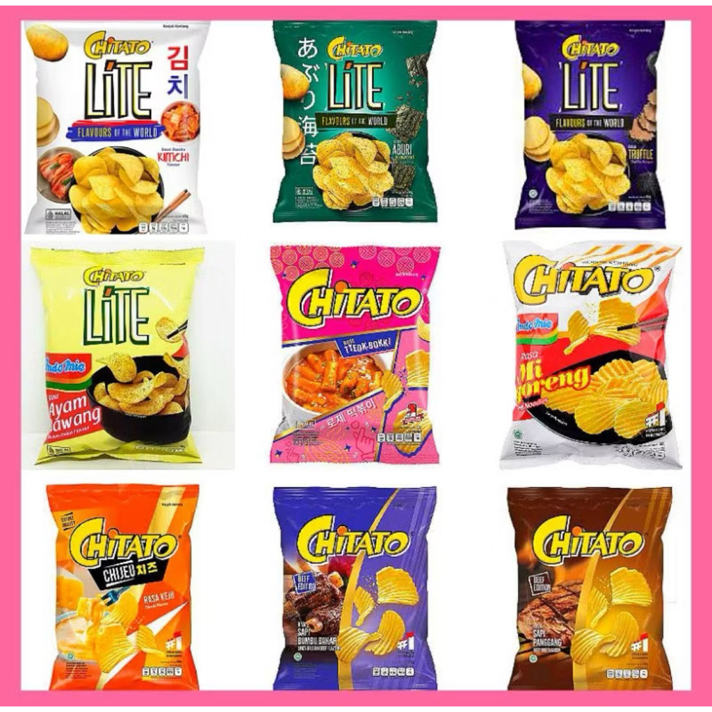 

CHITATO potato / Lite 68 gram aneka rasa