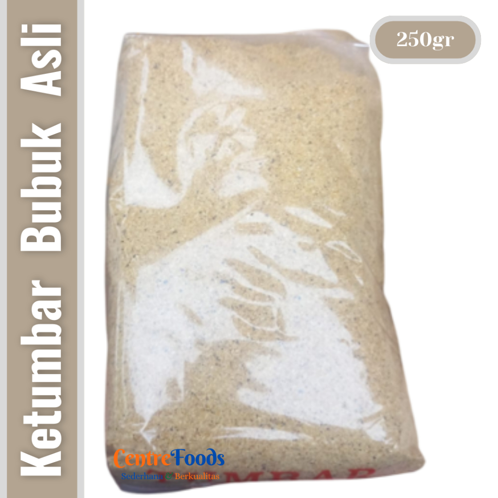

Ketumbar Bubuk Halus Asli - Tumbar Bubuk Halus | 250gr [ Harga Per BKS ]